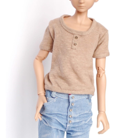 Short Sleeve Linen Top