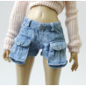 Denim Cargo Hot Shorts