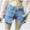 Denim Cargo Hot Shorts