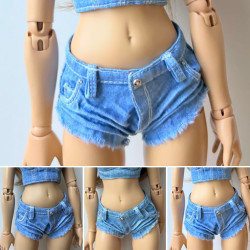 Denim no-rip Hot Shorts